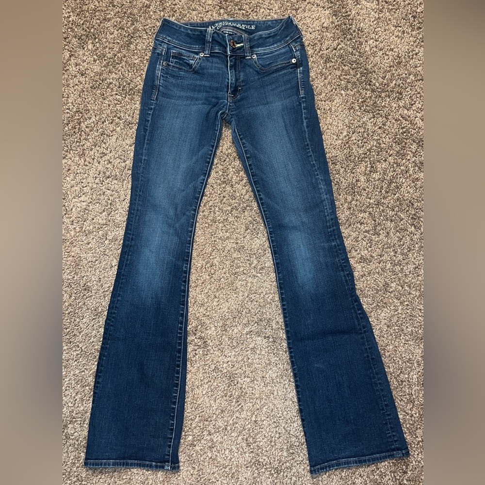 American Eagle Outfitters Dark Blue Boot Cut Jeans